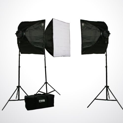 ePhoto 3 Photography Studio Continuous Lighting Kits 4500W
